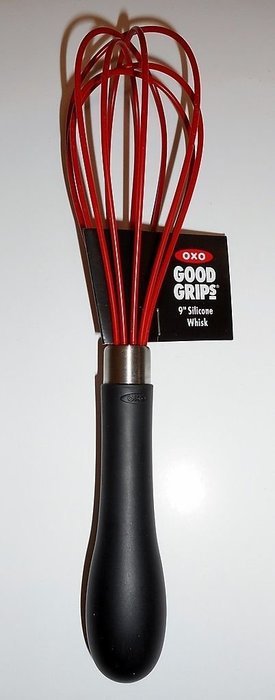 OXO 1253280 Good Grips Red 9" Silicon Whisk