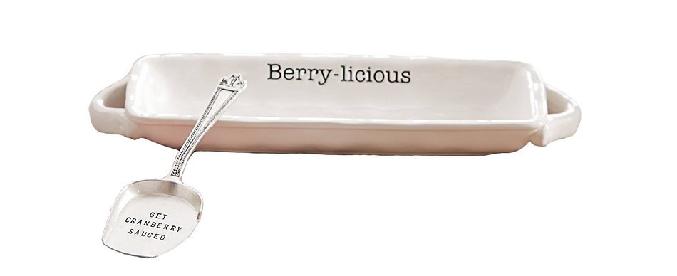 Berry-licious Cranberry Dish with Server