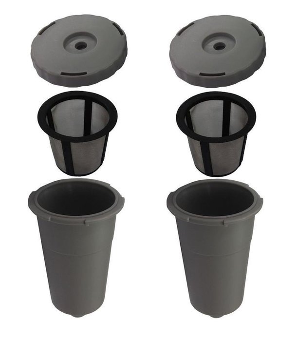 Coffee & Tea Makers Parts (2) Reusable Filter Sets For Keurig K45 K65 K75 K10