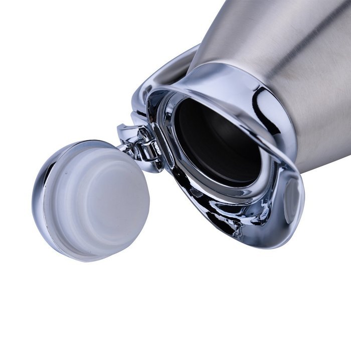 JUNING Coffee Pot Stainless Steel Double Wall Vacuum Insulated 1.5L Large Capacity Tea/Water Pitcher with Press... N5