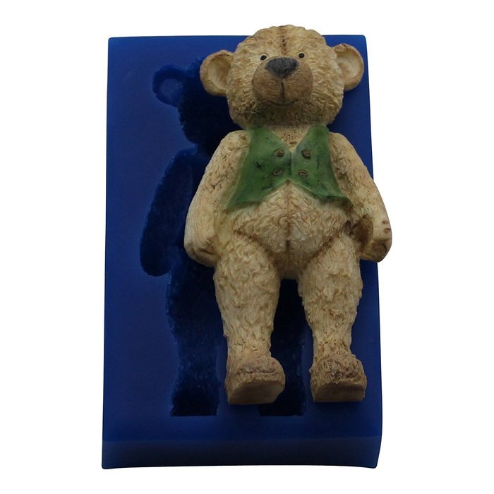 First Impressions Molds TB114 Silicone Mold, Ted E. Bear N2
