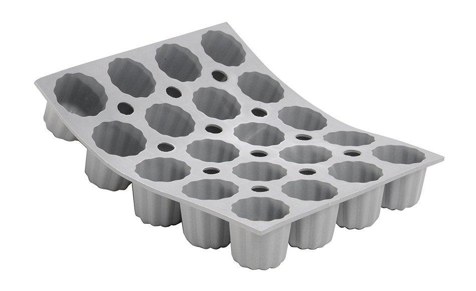 DeBuyer Elastomoule 20-Mini Bordelais Silicone Mold