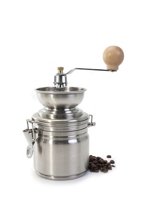 Stainless Steel 17 ounce Manual Coffee Grinder N2