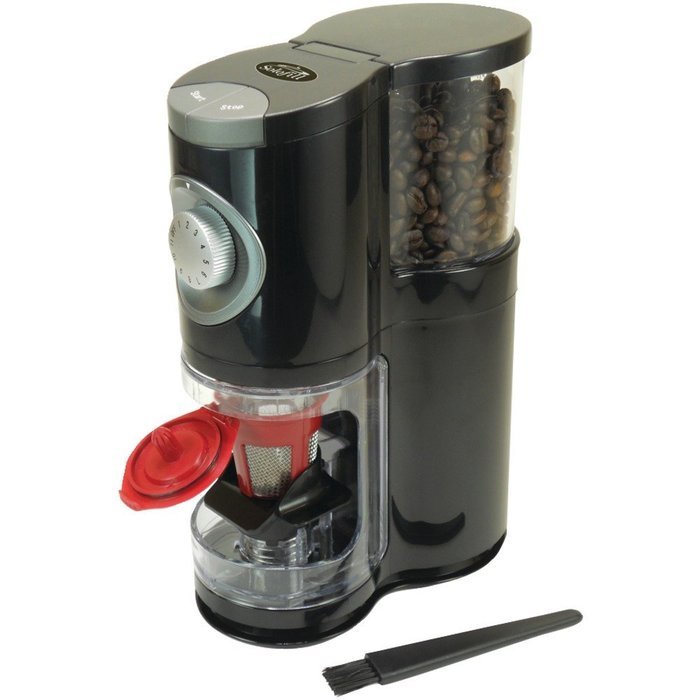 Solofill 2-In-1 Automatic Single Serve Burr Grinder