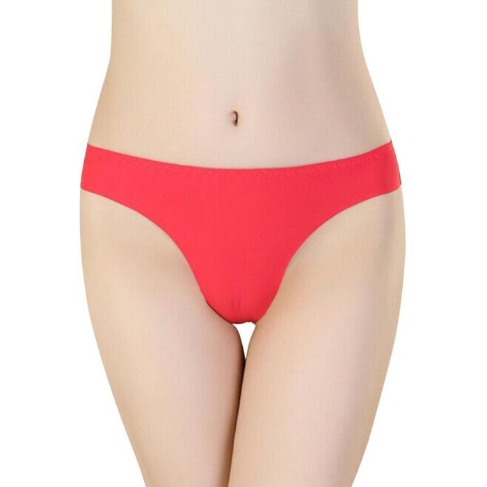 Underswear Laimeng, Hot Women Invisible Underwear Thong Cotton Spandex Gas Seamless Crotch (Purple) N26