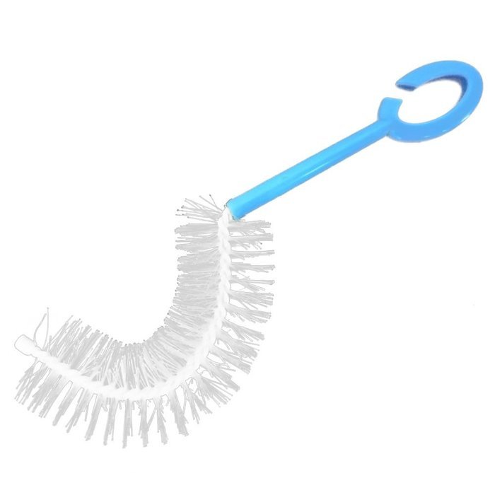 Coffee Machine Outlet Filter Net Angled Head Nylon Cleaning Brush Cleaner for Semi-automatic Espresso Coffee Maker... N25