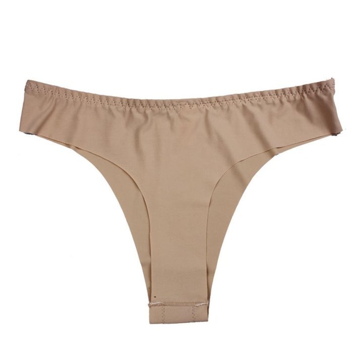 Underswear Laimeng, Hot Women Invisible Underwear Thong Cotton Spandex Gas Seamless Crotch (Purple) N29