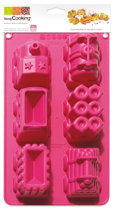 ScrapCooking Silicone Train Mold