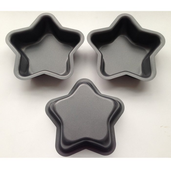 Yunko 3 Pack Nonstick Mini Pie Pans 5.1 inch Tarts,Tartlets,Cupcakes,Pies,Cheesecakes,Bread,Jelly,Pudding Mold... N10