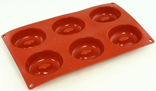 World Cuisine Non-Stick Silicone Mold, Savarin, Oval N2