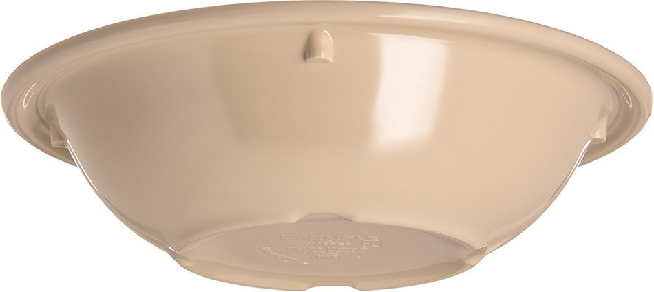 Carlisle 4352925 Dallas Ware Melamine Grapefruit Bowl, 10 oz. Capacity, 5.95 x 1.54", Tan (Case of 48) N6