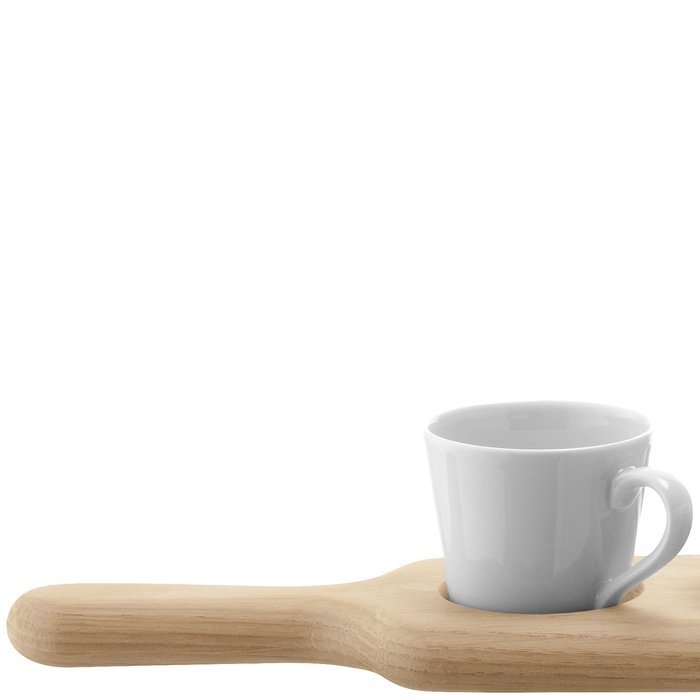 LSA International Duo Espresso Set & Oak Paddle, 14.2" N2