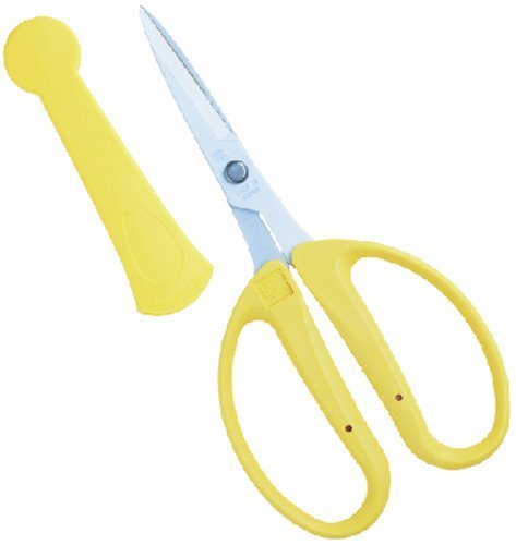 Flower Scissors yellow CRI-360SFY by CHIKAMASA