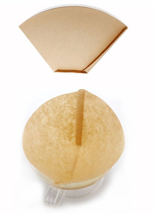 Huayoung Natural Paper Thick Coffee Filter 102 Coffee Filter 100 Count Disposable Coffee Filters (100) N2