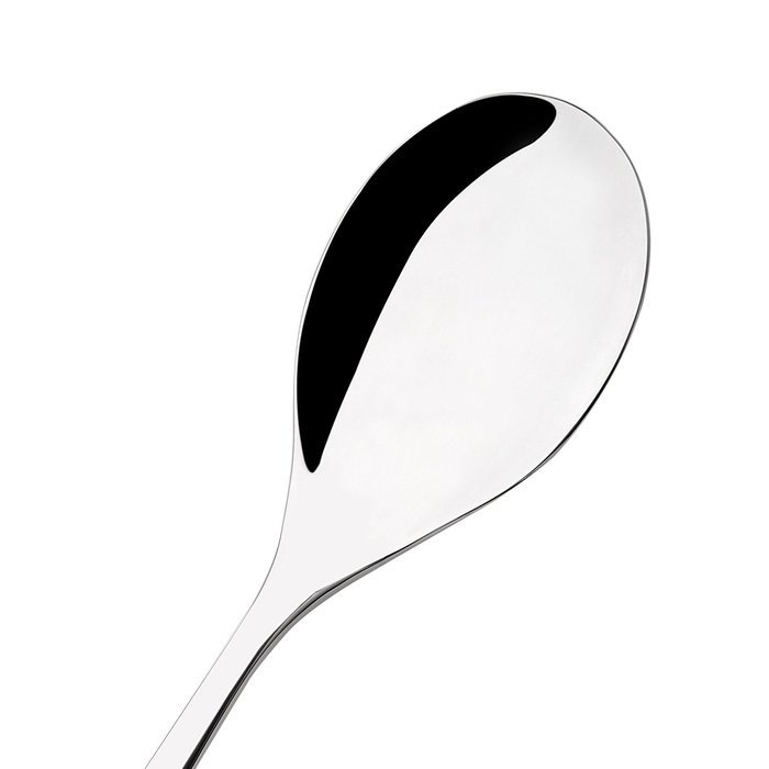 Worldex Table Dinner Spoon, 18/10 Stainless Steel French Coffee Spoons, Soup Spoons, Heavyweight, Set of 2 N7