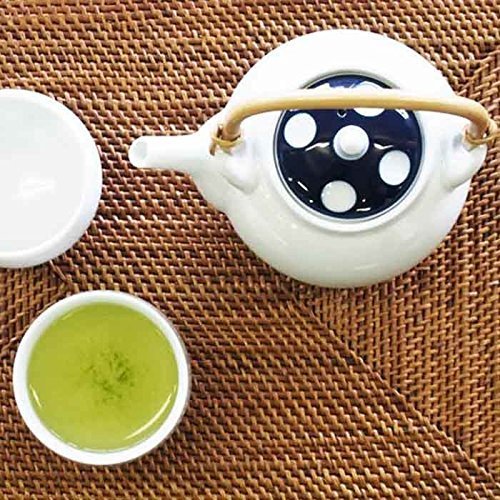 Saikai Pottery dot pattern Teapot and 2 Teacups set from Japan 10951 N4