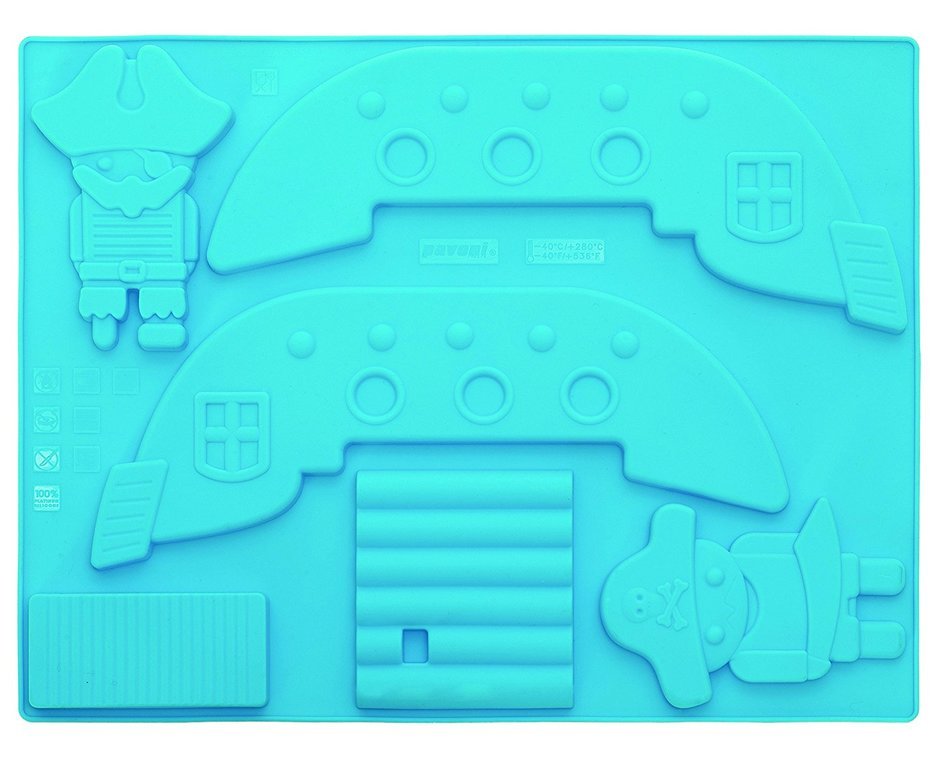 Pavoni - Pirate Ship Stackable Silicone Mould N6