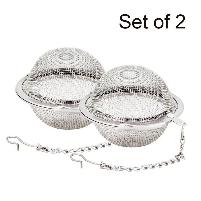 iLoveCos Tea Infuser Stainless Steel Mesh Set of 2