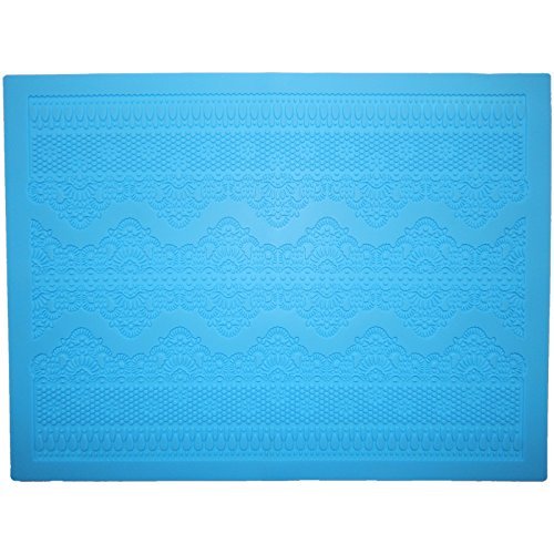 3D lace Silicone mat molds for edible sugar and dab lace LFM-3021