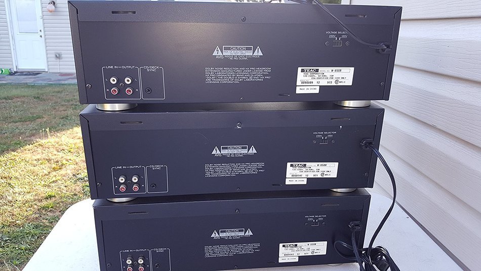 TEAC W-850R DOUBLE CASSETTE DECK N2