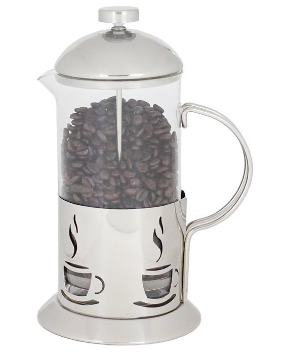 Coffee and Tea French Press - 1 Liter Stainless Steel for Home and Kitchen by OGP - Makes 4 Cups N5