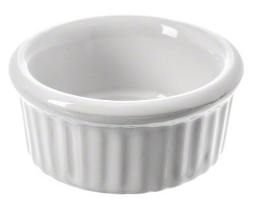 American Metalcraft (CRMK275) 2-3/4 oz Cermamekin w/ Ribbed Sides