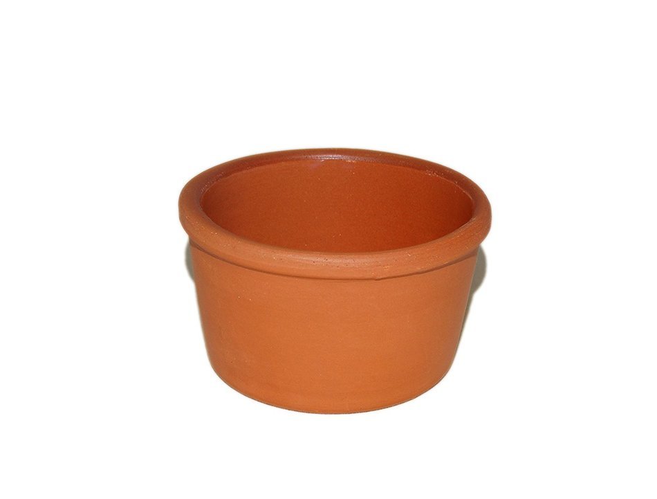 8 pcs Handmade Natural Earthenware 3.9 inch Ramekins N2