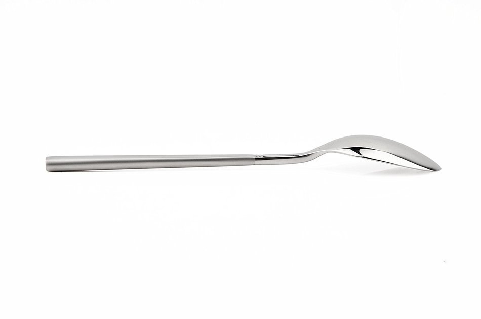 Worldex Table Dinner Spoon, 18/10 Stainless Steel French Coffee Spoons, Soup Spoons, Heavyweight, Set of 2 N11