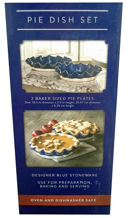 SCM Designs Pie Dish Set - Blue N2
