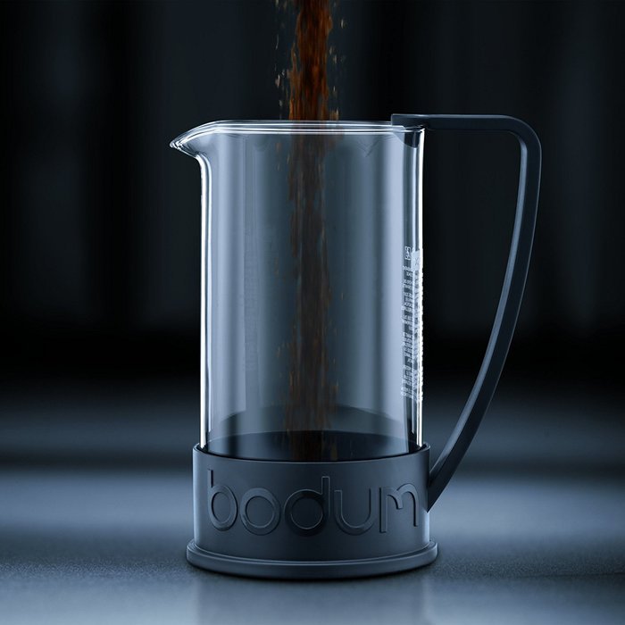 Bodum Brazil Three Cup French Press Coffee Maker - Off White N9