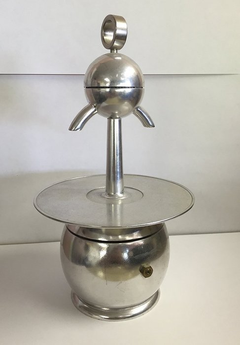 Steel Stovetop Double Spout Espresso Pot IMPORTED FROM ITALY
