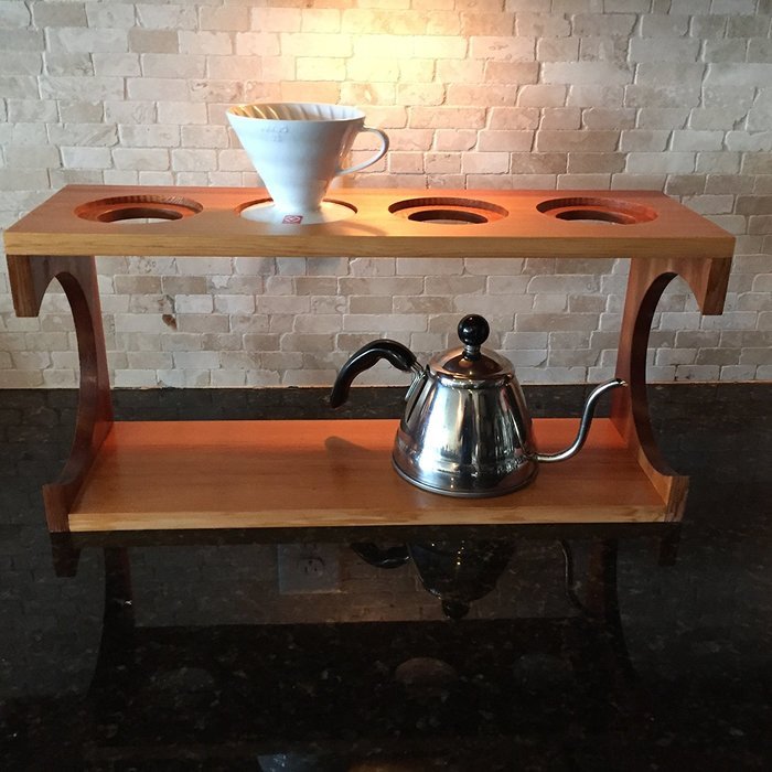 V60 Modern Coffee Pour Over Stand-4 Hole Station N4