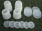 Vintage Tupperware Jel-ette Jello / Jelly / Gelatin Molds x6 (for SIX)