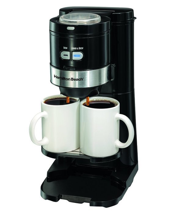 Hamilton Beach Coffee Maker, Grind and Brew Single Serve, Black (49989) N4