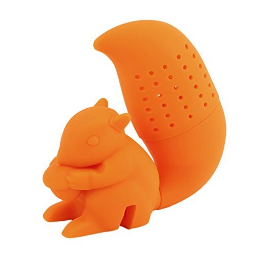 Tgp Silicone Squirrel Tea Infuser Loose Leaf Strainer Herbal Spice ...