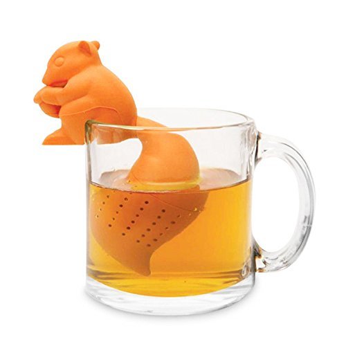 Tgp Silicone Squirrel Tea Infuser Loose Leaf Strainer Herbal Spice ...