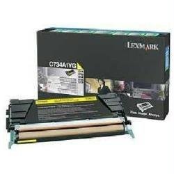 Lexmark - Yellow - Original - Toner Cartridge Lccp, Lrp - For C734dn, 734Dtn, 734Dw, 734N, 736Dn, 736Dtn, 736N...