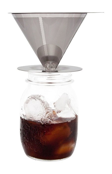 Castelli Coffee Paperless Pour Over Coffee Dripper | Stainless Steel Reusable Coffee Filter | Hand Drip Coffee... N8