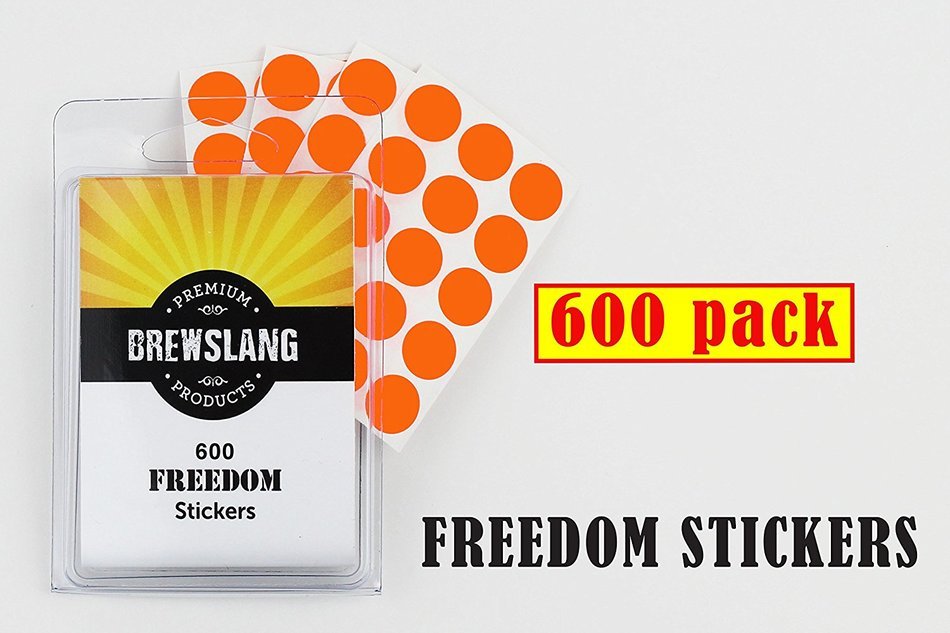 K-cup 2.0 Freedom Stickers for Keurig 2.0 Single Brewers - 120 Pack by eMarket Basics (120) N11