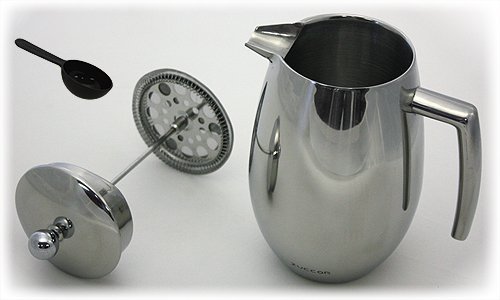 32 Oz. Venice Double Wall Stainless Steel Coffee Press by ZUCCOR N2