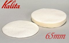 Kalita Coffee Filter Round Type (100 Sheets) / Diameter 65mm