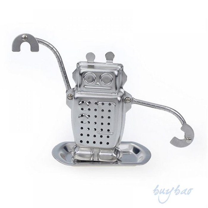 MAXGOODS Fine Robot Hanging Tea Leaf Infuser Steel Strainer Filter N5