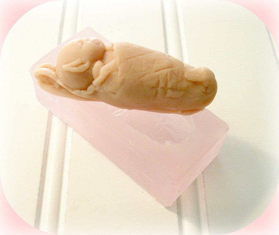 Silicone Mold Elf in Leaf Handmade Supply 2.5" N3