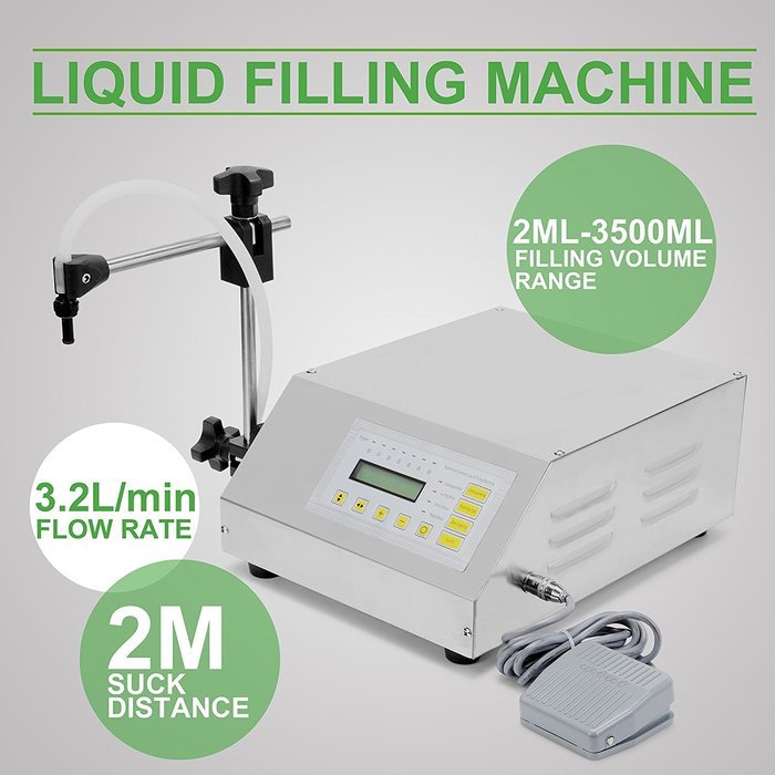 OrangeA Numerical Digital Control Pump Liquid Filling Machine 5ml-3500ml