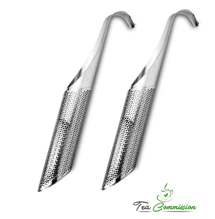 Tea Commission Tea Infuser Steeper Strainer Stick Pipe, Premium Extra Fine Mesh Stainless Steel Filter for Loose... N16