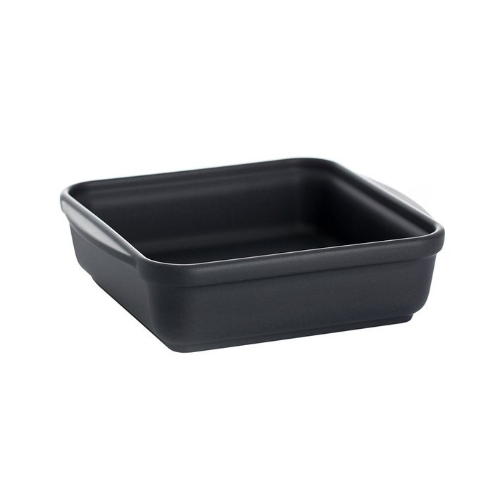 Dexam Chasseur Oven to Tableware Square Dish 8" Satin Black N2