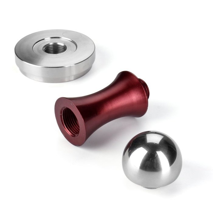 Flexzion Coffee Tamper Machine 51mm Diameter Stainless Steel Flat Base Grip Handle Barista Espresso Bean Press... N9