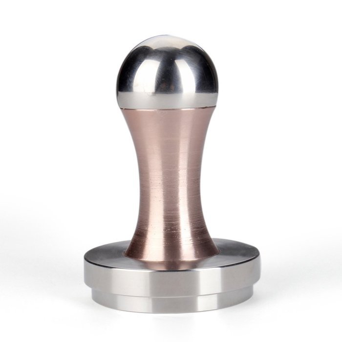 Flexzion Coffee Tamper Machine 51mm Diameter Stainless Steel Flat Base Grip Handle Barista Espresso Bean Press... N11
