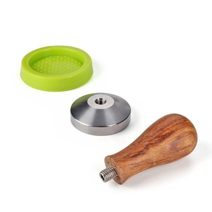 Flexzion Coffee Tamper Machine 51mm Diameter Stainless Steel Flat Base Grip Handle Barista Espresso Bean Press... N13