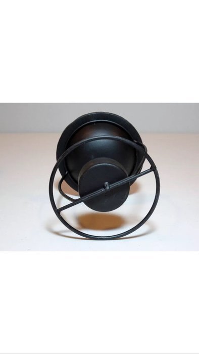 Black Iron Oil Warmer 3.5" X 3.75"(set of 2) N2